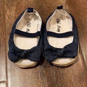 Old Navy Denim Espadrille Soft Crib Shoes for Baby